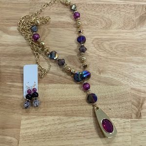 Necklace and Earrings